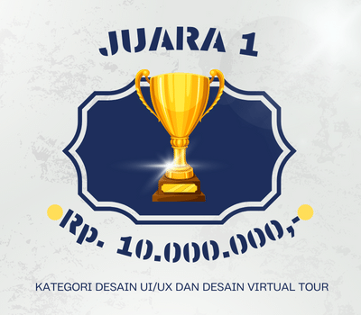 Juara 1 Desain UI/UX & Virtual Tour