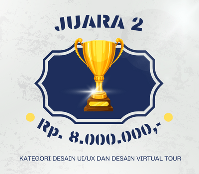 Juara 2 Desain UI/UX & Virtual Tour